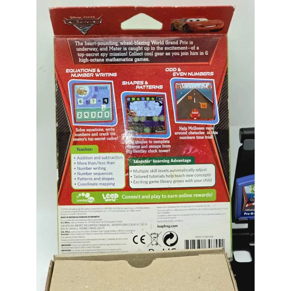 LeapFrog Leapster Learning Game Cars 2 (Leapster, 2010) - Gamepad Not Included